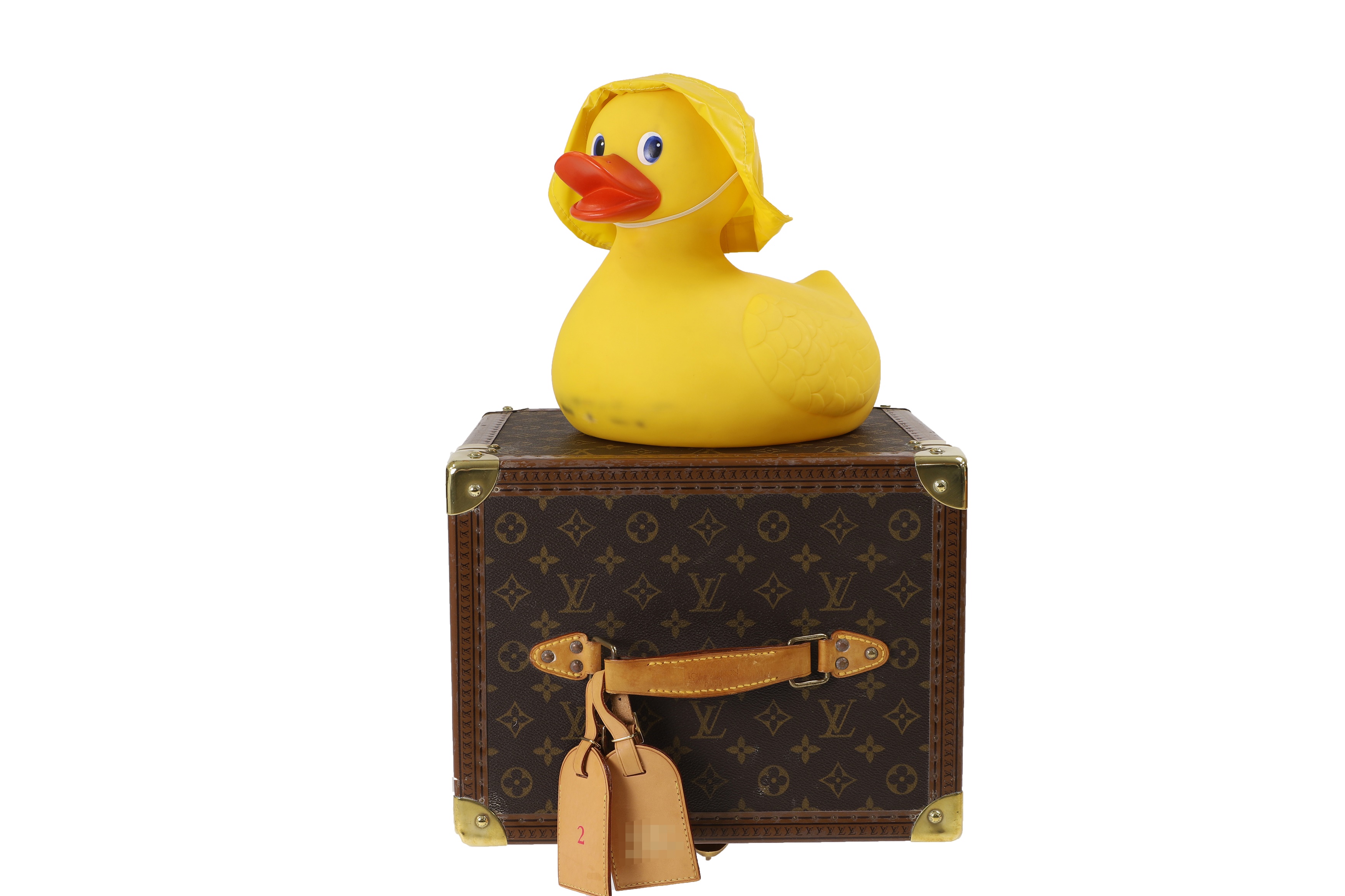 A Louis Vuitton monogrammed canvas bespoke 'rubber duck' trunk (£18,000-22,000)